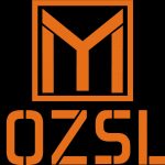 Official logo for Mozsly adjustable standing desks and ergonomic home office furniture