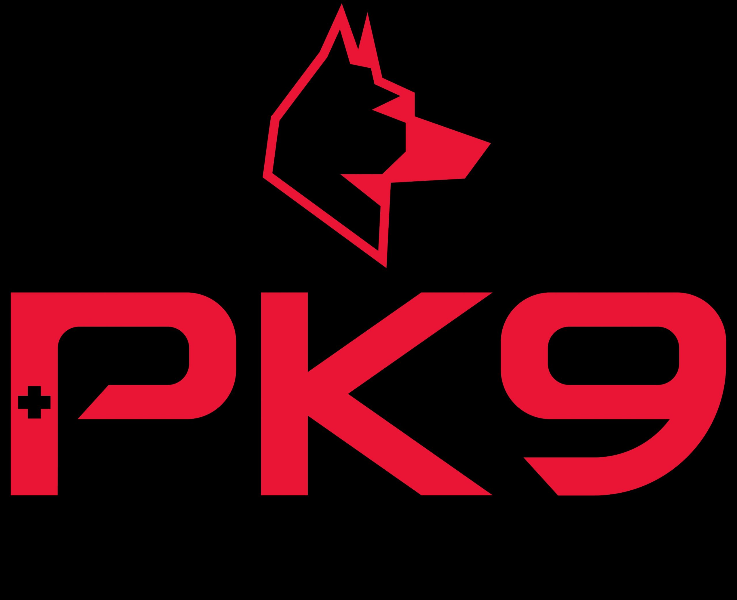 Official logo for PK9 Gear professional dog training equipment and long lines